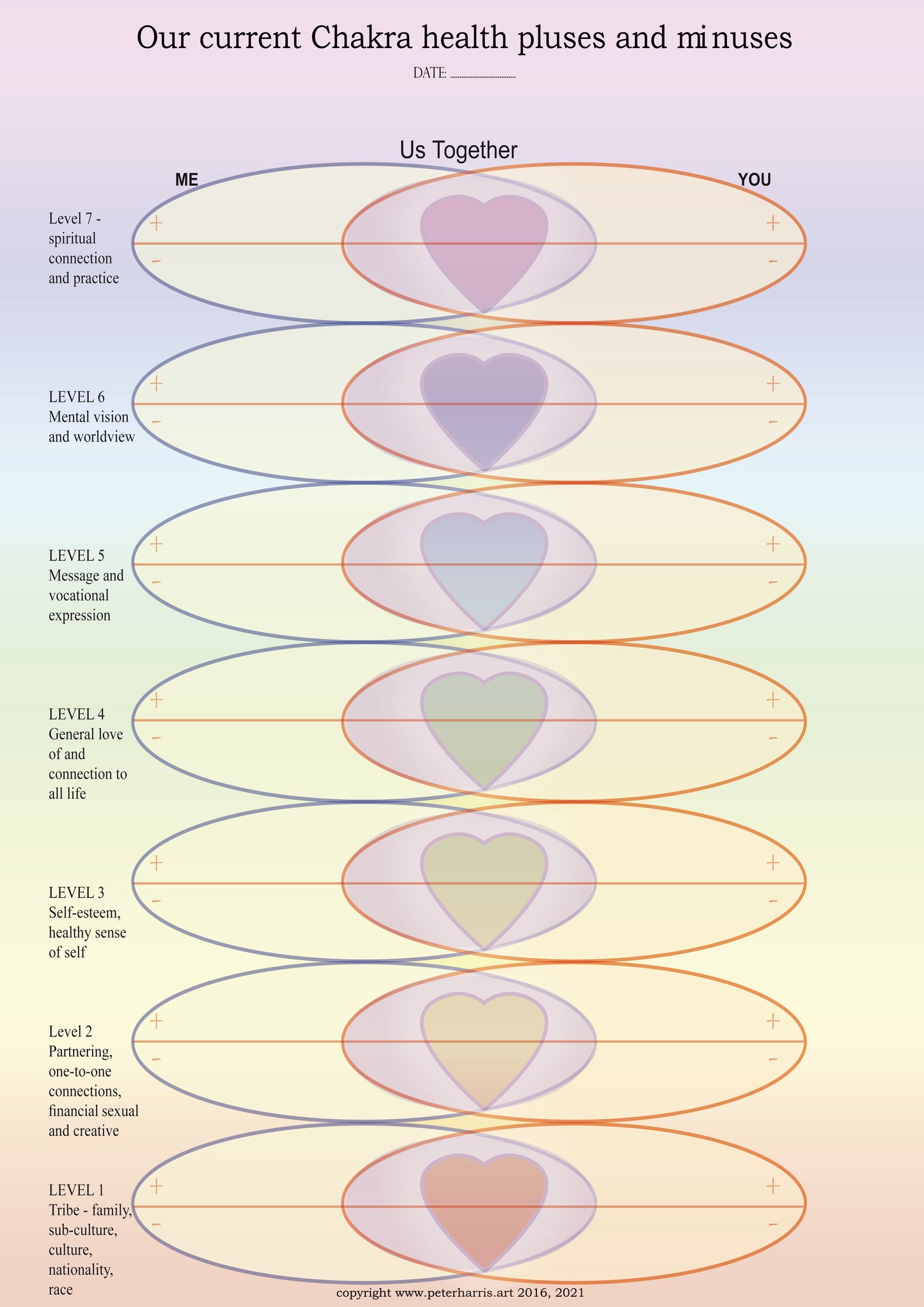 Partnership Chakra Health checklist